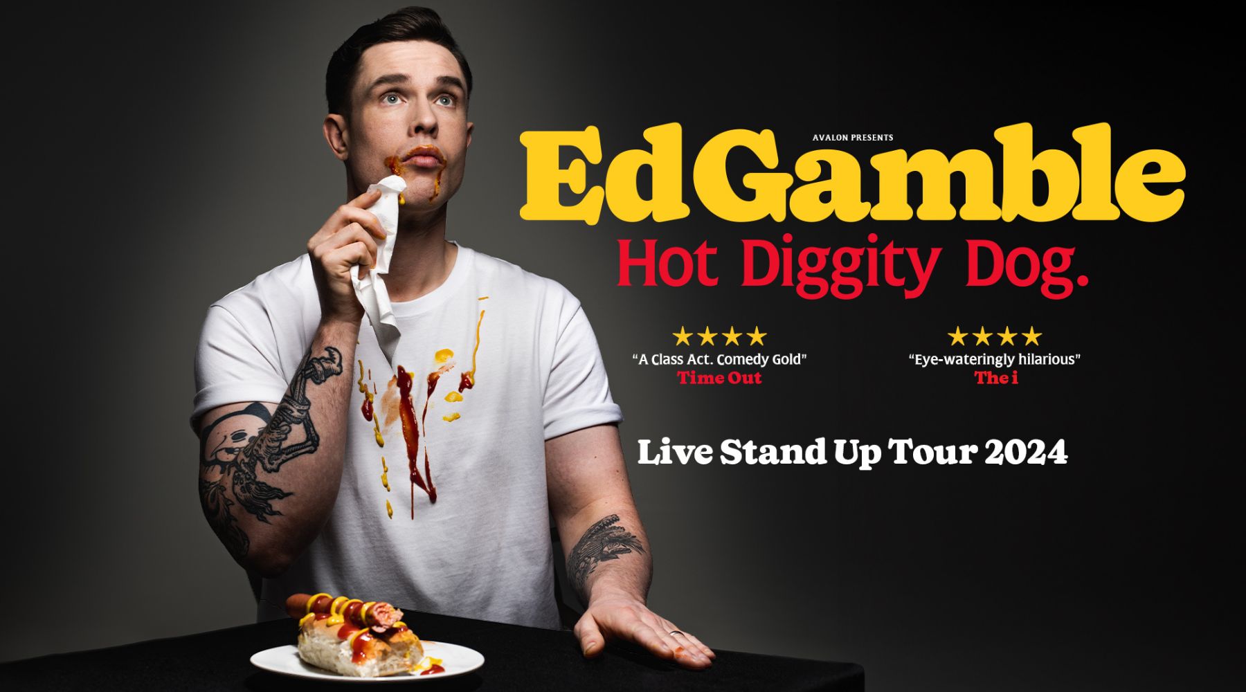 Ed Gamble Sheffield City Hall Friday 5th April 2024   ED G MAIN 